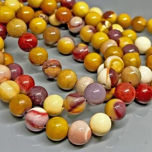Cadena de Cuentas de Mookita Natural de 4mm, Redondas y Lisas, Grado AAA, para Fabricación de Joyería, Venta al Por Mayor, Certificadas por CMA, JSY Jewelry JSYIR137 - Product Image 3