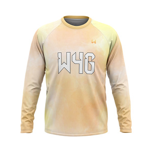 W4G Long Sleeve Crew Neck <b>Shirt</b> Sublimation Print Quick Dry Polyester Unisex Adult All Seasons Regular Fit Pullover Top - Product Image 1