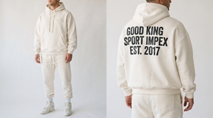 Ensemble de survêtement personnalisé pour homme, sweat-shirt à capuche 100% coton, pantalon de jogging, streetwear, vêtements de sport, ensemble de survêtement deux pièces, vêtements urbains - Product Image 3