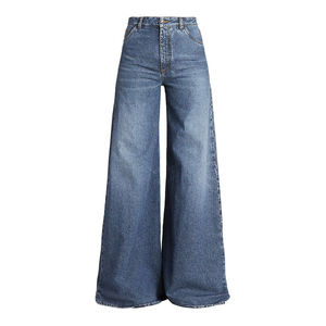 กางเกงยีนส์เดนิมผู้หญิงขายส่ง ปรับแต่งได้ตามต้องการ ทรงหลวม สไตล์แบ็กกี้ ปักลายและสีตามสั่ง - Product Image 4