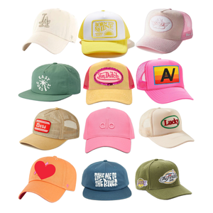 Gorra de béisbol transpirable para hombre, estilo camionero, sin estructura, de malla completa/medio malla, azul, con logo personalizado, para verano, pesca y actividades al aire libre, venta al por mayor - Product Image 6