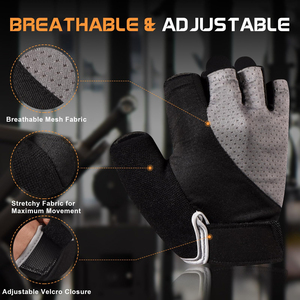 Gants de cyclisme avec coussinets pour une adhérence accrue, flexibles, confortables, légers, pour les activités de plein air, gants de cyclisme à porter toute l'heure. - Product Image 3