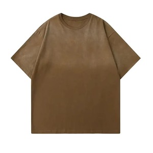 T-shirts pour hommes de haute qualité 100% coton, lavage vintage, lavage à l'acide, t-shirts surdimensionnés, impression personnalisée - Product Image 3