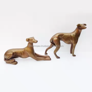 Sculpture de chien en fonte d'aluminium avec décoration intérieure Sculptures d'animaux pour la décoration Meilleure vente par Decor impex - Product Image 3