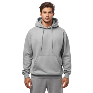 Sudadera con Capucha para Hombre, Corte Regular, Tejido Grueso de 400 GSM, con Bolsillo de Algodón 100% Antipilling, Estilo Urbano - Product Image 4