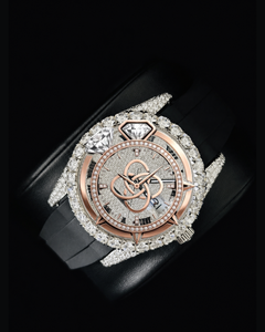 Luxury Jewelry Style Moissanite <b>Diamond</b> <b>Watch</b> Men Stainless Steel Bracelet <b>Watch</b> - Product Image 3