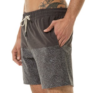 Customize <b>Men's</b> Vintage Style Mid Waist Elastic Closure Quick Dry <b>Swim</b> <b>Shorts</b> with Pockets Solid <b>Pattern</b> OEM Service - Product Image 4