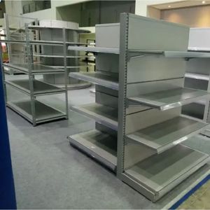 Heavy Duty Steel 4-<b>Shelf</b> Horizontal Orientation Pre-Assembled Supermarket Shelving Unit Commercial Display <b>Rack</b> - Product Image 3