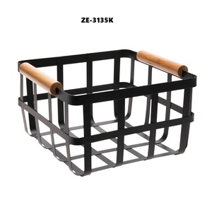 Cesta Decorativa de Metal Elegante para Decoración de Comedor y Sala de Estar, Cesta de Almacenamiento de Materiales Personalizada, Duradera, Tradicional y Hecha a Mano - Product Image 2