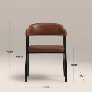 SILLA DE COMEDOR SINTERIOR VINTAGE TAN PRESLEY CARVER - Product Image 4