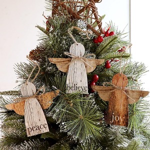 Indian Exporter Wooden <b>Tree</b> Pendant Hanging Ornaments for <b>Christmas</b> Garden Decoration Home Decor and Seasonal Use For Sale - Product Image 4