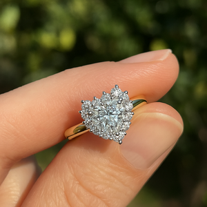IGI Certified Heart Cut Lab Grown Diamond Engagement <b>Ring</b> 14K/18K Gold CVD Diamond Minimalist Bridal <b>Ring</b> Custom Fine Jewelry - Product Image 4