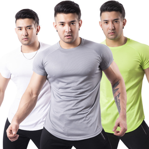 T-shirt de sport réversible à séchage rapide et respirant en spandex pour homme, manches courtes, personnalisable, en maille, vente en gros - Product Image 3