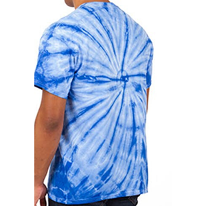 เสื้อยืดแขนสั้นผู้ชาย ลายมัดย้อม ทรงปกติ คอกลม ผ้าเจอร์ซีย์ลำลอง ผ้าฝ้าย - Product Image 2