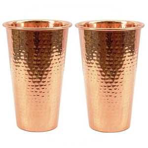 Nouvelle conception de verre à eau en cuivre pour ustensiles de cuisine personnalisés, verre à boire en cuivre pour table à manger, standard, poli, martelé - Product Image 4