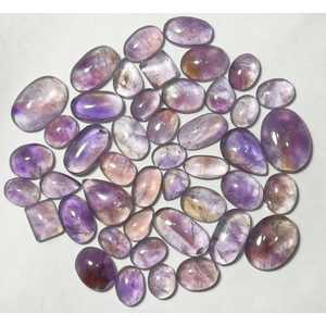 Cabochon en quartz améthyste naturel de qualité supérieure, pierre précieuse brute polie à la main, fournisseur en gros de pierres pour la fabrication de bijoux - Product Image 1