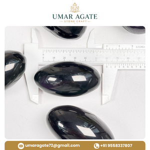 Cuarzo Rosa, Shiva Lingam Rosa, Corte Ovalado, Piedra Preciosa Suelta, Cristal Natural Pulido para Joyería, Artesanía y Decoración - Product Image 3