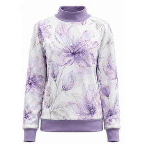 <b>Top</b> Rated Women <b>Mock</b> <b>Neck</b> Sweatshirt Comfortable Fit For Daily Lifestyle Use High Performance Women <b>Mock</b> <b>Neck</b> Sweatshirt - Product Image 1