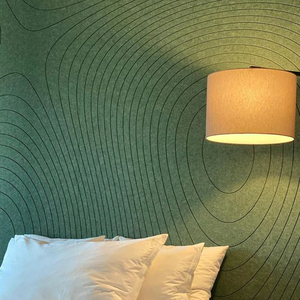 Panneaux acoustiques en feutre PET pour plafond de théâtre, insonorisés, pour école, bureau, décoration, 12 mm, recyclés, 100% fibres de polyester, absorbant le son - Product Image 1