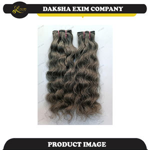 Extensiones de Cabello Humano Remy Virgen Brasileño Teñido, Trama de Estilo Recto, Blanqueamiento Procesado Químicamente, Directo de Fábrica India - Product Image 4