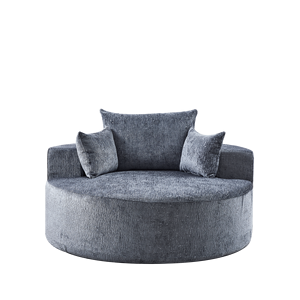 Poltrona Letto Moderna 55 L in Ciniglia e Spugna, Divano Singolo per Soggiorno e Camera da Letto, Nessun Montaggio Richiesto per Progetti Lounge - Product Image 5