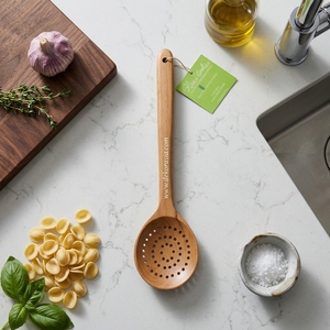 Natural Wooden Eco-Friendly Luxury Durable Strainer Spoon Long-Handled Kitchenware Cooking Serving Party Home Kitchen Decor - Product Image 5