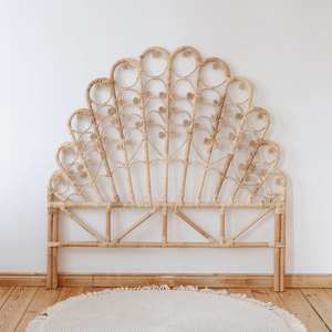 Cabecero de Cama de Ratán Natural Ecológico Hecho a Mano al por Mayor, Decoración de Dormitorio - Product Image 6