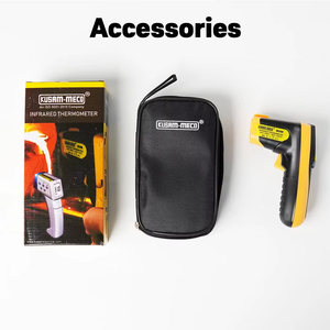 Thermomètre infrarouge numérique de précision IRL 550 avec ciblage laser, précision 2C 2 %, batterie DC 9V, outil industriel rapide - Product Image 3