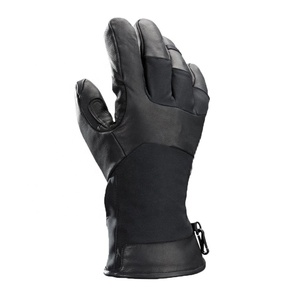 Fournisseur direct d'usine gants de ski en cuir véritable de chèvre personnaliser la conception et la couleur meilleure qualité gants de ski de sport respirants - Product Image 2