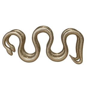 Sculpture décorative élégante en métal en forme de serpent pour centre de table, idéale pour salon moderne et décoration de table de restaurant - Product Image 1