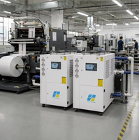Refroidisseur d'eau à air 8HP avec compresseur scroll pour système de refroidissement de séchage UV pour presse d'impression, CE ISO9001, direct usine, Offset