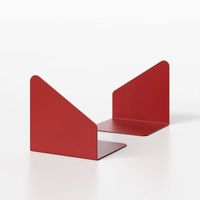 Porte-livres décoratifs en métal de style industriel pour bibliothèque, bureau, maison ou bureau