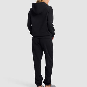 Survêtement femme en molleton bouclette coupe décontractée, personnalisable avec logo pour marques de mode streetwear – Vente en gros - Product Image 3