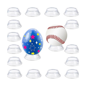 <b>PS</b> Plastic Detachable for Small Egg Fruit Baseball Ball Holder for Retail Stores - Product Image 5