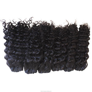 Tissage de cheveux bon marché en vrac marée à la main 100% humaine, paquet de cheveux vierges bruts à cuticule alignée, paquet de tissage de cheveux humains - Product Image 1