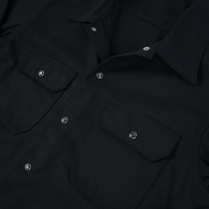 เสื้อเชิ้ตทำงานผู้ชายผ้าฝ้ายพรีเมียม กันลม ได้รับการรับรองมาตรฐาน CE  รับสกรีนโลโก้บริษัท เสื้อยูนิฟอร์ม ทนทาน เหมาะสำหรับพนักงานโรงงาน - Product Image 4