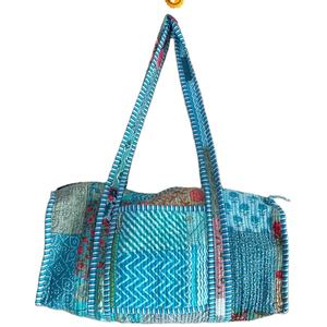 Wholesale Lightweight Open Solid Color <b>Patchwork</b> Quilted Tote <b>Bag</b> Large Capacity Cotton Shoulder Handbag for Women - Product Image 1