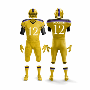 Uniforme de football américain sur mesure de qualité supérieure, design personnalisé, sublimation, meilleur tissu, vente en gros d'uniformes de football américain - Product Image 2