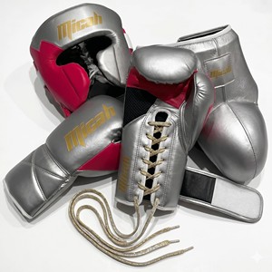 Set de Boxeo Profesional 2026 de Cuero Vacuno Genuino Premium, Guantes de MMA con Cordones para Adultos, Alta Calidad, Absorben la Humedad - Product Image 3
