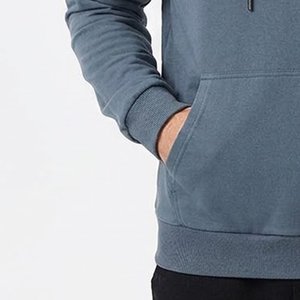 Sweat-shirt à capuche pour homme très demandé, en coton French Terry, coupe classique, décontracté, pour l'automne, avec poche avant à imprimé lettres - Product Image 6
