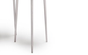 Noir Edge Modern Metal Nesting Coffee <b>Tables</b> Faux Marble Top Minimalist Design Living Room Furniture - Product Image 3