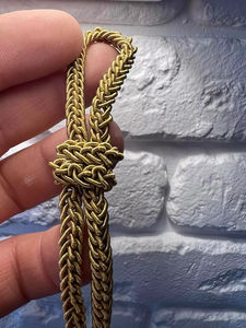 Cordón para Vestidos Más Vendido en Color Personalizado con Tela de Hilo Metálico, Gorra Duradera con Talla y Color Personalizados, Cordón para Gorra de Ceremonia - Product Image 4