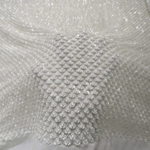 Wholesale Bridal <b>Net</b> <b>Fabric</b> Supplier India Soft Tulle Mesh Embroidery Lace <b>Fabric</b> for Wedding Party and Fashion Garments - Product Image 1