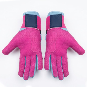Gants de frappe en cuir rose avec fermeture auto-agrippante en mesh respirant, unisexes, adultes, gants de frappe de baseball en cuir de qualité supérieure - Product Image 3