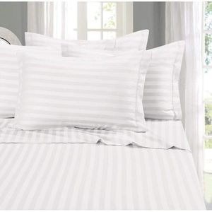 Luxury 17x27 Inch Satin Stripe Pillow <b>Cushion</b> Soft Polyester Fabric <b>Fluffy</b> Fiber Filling for Home Hotel Bedding Custom Fabric - Product Image 1