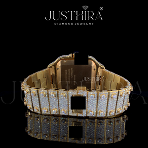 Reloj de Pulsera de Diamantes de Lujo Premium para Mujer, Diseño Delgado, Movimiento de Cuarzo, Elegancia Diaria, en Venta - Product Image 5