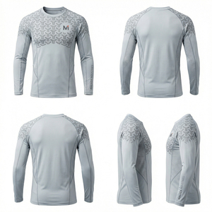 เสื้อรัดกล้ามเนื้อแขนยาวระบายอากาศได้ดี เป็นมิตรกับสิ่งแวดล้อม สำหรับการฝึกกีฬา รุ่น 2026 - Product Image 6