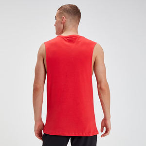Débardeur de sport pour homme en coton et élasthanne, sans manches, extensible, pour entraînement, fitness et performance athlétique - Product Image 3