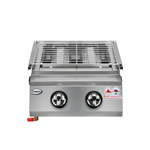Gmax WX102S Gas BBQ Grill with Durable Infrared 2-Burner 23*32cm Rack Residue <b>Pan</b> & Smokeless Features - Product Image 2