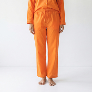 Pijamas Extra Grandes al por Mayor para Mujer, Pijama Informal de Algodón Holgado con Bolsillos Laterales, Pantalones Holgados Ligeros de Poliéster para Mujer - Product Image 1